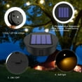 thumbnail image 2 of 4Pcs Solar Light Replacement Top 1.2V IP65 Waterproof LED Solar Panel Lantern Lid Light Durable Outdoor Solar Top Replacement Parts for Patio, 2 of 7