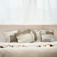 thumbnail image 6 of Ambesonne Throw Pillow Cover 4 Pack, , 20", Taupe and Eggshell, 6 of 7