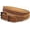 Brown, variant on Western Leather Belt for Men Cowboy Handmade Belt Embossed Beaded with Removable Buckle Tooled 1.5” Wide