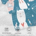 thumbnail image 3 of Coolnut Heart Bird Flower Cat Hand Towels Set of 2 Ultra Soft Face Towels Highly Absorbent Cotton Hand Towel for Bathroom,Hotel,Spa, 16 x 28 Inch, 3 of 6