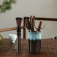 thumbnail image 2 of Juego de 6 piezas para la ceremonia del té, utensilios de arte del té, juego de té de kung fu hecho a mano para casa de té Estilo D, 2 of 9