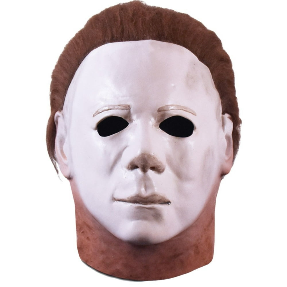 White and Brown Michael Myers Halloween 2 Unisex Children Mask Costume