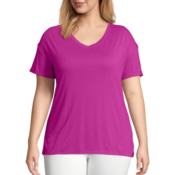 Just My Size Just My Size Women's Plus Active Short Sleeve Tee