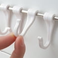 thumbnail image 3 of Masteelf  Hanging Shower Curtain Hooks Sponge Holder for Kitchen Sink White, 3 of 8