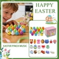 thumbnail image 6 of 18pcs Easter Egg Fillers Easter Toys Prefilled Easter Eggs With Squishy Toys Inside Bright Colorful Easter Eggs With Fidget Toys for Easter Basket Stuffers Eggs Fillers Party Favors Gifts, Colourful, 6 of 6