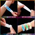 thumbnail image 2 of Paquete de 600 Pulseras de Papel VIP Pulseras VIP Pulseras VIP Impermeables Pulseras de Colores NeóN Variedad para Eventos Fiesta, 2 of 5