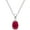 Red, variant on Everly Women's Amethyst Sterling Silver Necklace