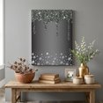 thumbnail image 6 of Canvas Wall Art, Black Grey Framed Canvas Prints for Bedroom Dining Room, Modern Abstract Diamond Luxury Gradient Large Gallery Wrapped Wall Decor for Home Office, Gifts, 20"x24" Ship Next Day, 6 of 9