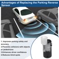 thumbnail image 4 of Sensores de Estacionamiento de Respaldo en Reversa Unique Bargains No.66218380318 para BMW E46 330i 3.0 01-05 para BMW E46 330d 2.9 99-05 Sensor de Asistencia de Estacionamiento Negro 1 Pc, 4 of 6