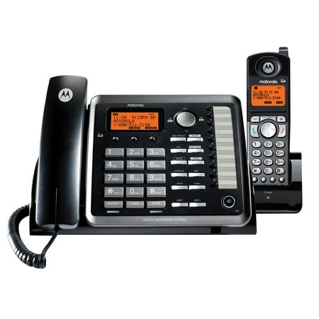 Motorola ML25255 2-Line Corded Desk Phone Digital Answering (Best 2 Line Business Phone)
