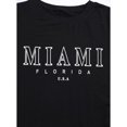 thumbnail image 4 of MiaMi FLoRiDa u.S.a Letter Print Women's Tshirt, Breathable 100% Cotton Fabric, Perfect outfit Casual Wear, 4 of 8