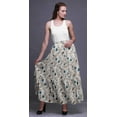 thumbnail image 3 of Bimba Printed SkirtsÂ&nbsp;forÂ&nbsp;Women Long Length 5 Tier Cotton Skirt Boho Clothing, 3 of 5