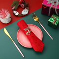 thumbnail image 5 of 12 Pices Ronds De Serviette Renne De Nol, O Porte-serviettes Elk Boucle De Serviette De Cerf Pour Le Djeuner De Nol Decoración De Fiesta De Acción De Gracias, 5 of 5