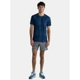 thumbnail image 2 of Athletic Works Men's and Big Men's Nylon Stretch Shorts, 6" Inseam, Sizes S-3XL, 2 of 5