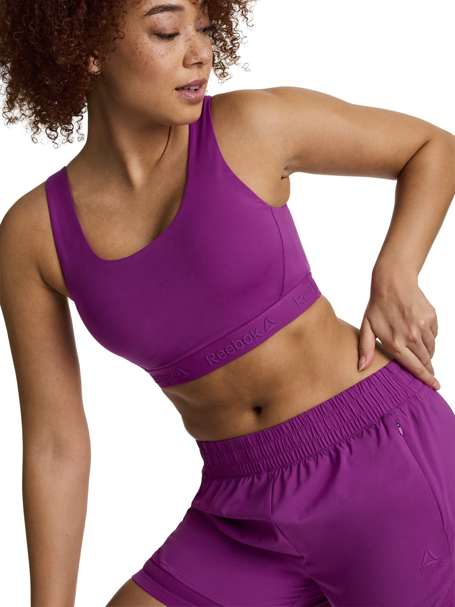 Reebok Women's Endurance Bra with Medium Impact and Removable Cups ,Sizes XS-4X