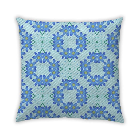 Ahgly Company Outdoor Square Contemporary Throw Pillow, 18 inch by 18 inch