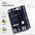 thumbnail image 3 of TADA Men 24PK Skin Care for Men, Face Masks Bulk, Korean Face Sheet Mask, Self Care Gifts Bulk (Hyaluronic & Avocado), 3 of 6