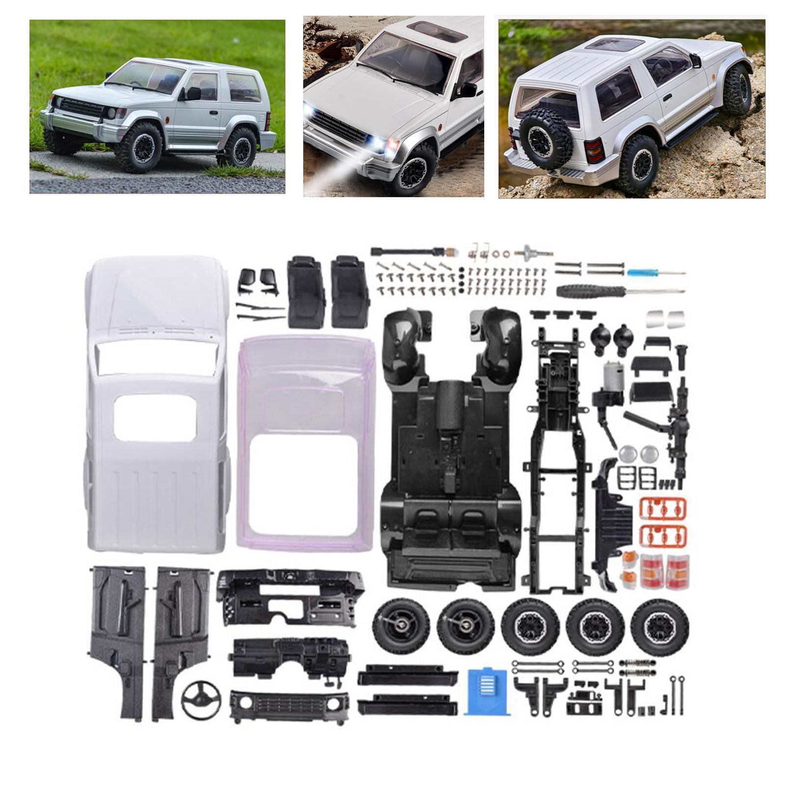 LeeQinersw 1/14 RC Crawler Car Kits 280 Motor, Tyres, 195mm Wheelbase 4WD Replacement Hobby