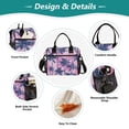 thumbnail image 3 of Large Insulated Lunch Bags for Women Men Leakproof Thermal Meal Lunch Tote Bag for Office Work Picnic Travel Navy Blue Palm Tree 9L, 3 of 6