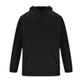 thumbnail image 5 of JUSLIO Plus Size Mens Sweatshirt Hooded Solid Hoodies Long Sleeve Pullover Comfortable Everyday Sweatshirts, 5 of 5