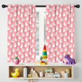 thumbnail image 5 of 2 PCS Kitchen Curtains with Spooky Cute Black Cat and Candy Pattern,42x54in long Curtains Set, 5 of 5