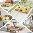 thumbnail image 6 of Yellow Sunflower Lumar Pillow Covers,Vintage Country Bee Plaid Ginger Check Breathable Throw Pillow Cases with Invisible Zipper,Decorative Pillowcase Pillows Protectors for Sofa Bed Chair 16"x24", 6 of 9