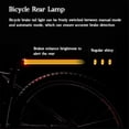 thumbnail image 4 of Bike Tail Light Mountain Bicycle Smart Brake Sensor Lamp Waterproof Rear Lighting, WR25 Tube Type, 4 of 9