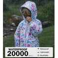 thumbnail image 5 of Aideaone Toddler Boys Girls Rain Jackets Waterproof Hooded Lightweight Kids Raincoats Windbreakers 2-8T, 5 of 8