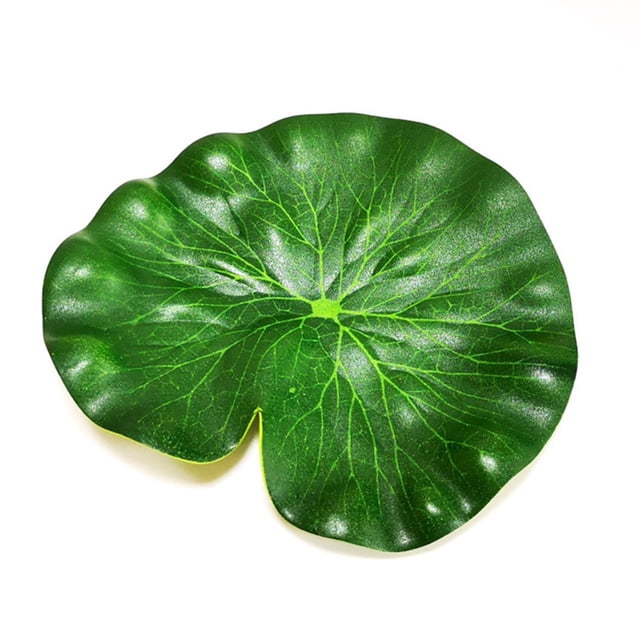 MYG Vibrant Artificial Floating Lotus Leaves for Stunning Aquarium & Pool Decoration