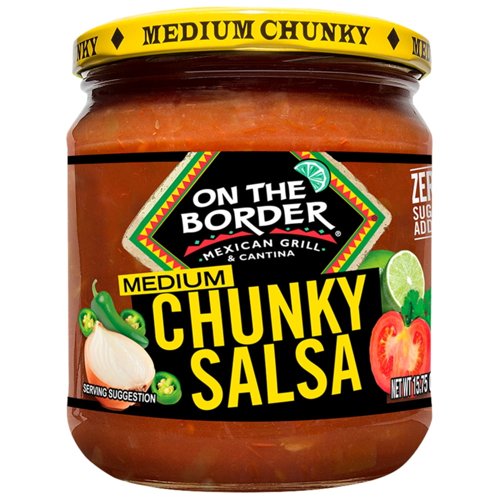 On The Border Medium Chunky Salsa, 15.75 Oz.