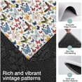 thumbnail image 3 of Butterfly Colorful Insect Pattern Kitchen Rugs Sets Of 3,Kitchen Runner Rugs Non Skid Washable,Decorative Kitchen Floor Mats for Kitchen,Sink,Laundry,17"x30"+ 17"x47" + 17"x59", 3 of 6