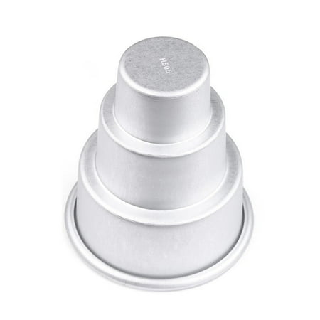 

Ounabing Mini Three-tiered Cake Pan Pudding Mold Muffin Decorating Mould Tools