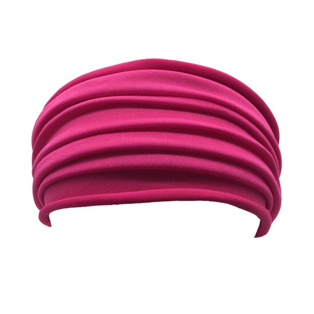 Diadema elástica antideslizante Qarigey para Yoga 1 unidad Accesorio para el cabello rosa roja