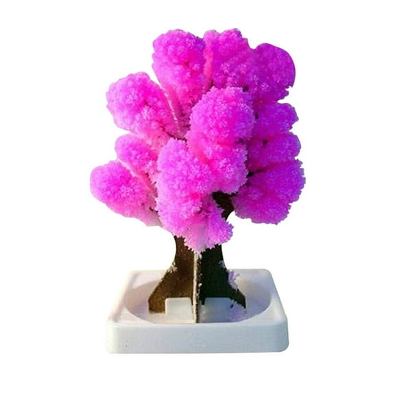 Clearance 3 in 1 Mini Christmas Tree Magic Growing, Paper Tree Colorful DIY Crystal Growing Kit/Ornaments Decoration Toy Novelty Xmas Gift Boys Girls Science Kits & Toys Learning Guide (3Pcs)