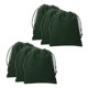 thumbnail image 1 of Uxcell 10pcs Bolsas de Regalo de Terciopelo 7.9" x 9.8" Bolsas de Joyería con Cordón, Verde Oscuro, 1 of 7