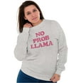 thumbnail image 4 of No Problama Llama Alpaca Cute Funny Sweatshirt for Men or Women Brisco Brands M, 4 of 6