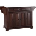 thumbnail image 1 of Crosley Alexandria White Granite Top Kitchen Island in Mahogany, 1 of 10