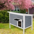 thumbnail image 2 of Outdoor Cat House Weatherproof Insulated Cat Houses for Outdoor Cats Large Feral Cat House Shelter Outdoor for Winter with All-Round Foam, 2 of 9