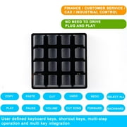 16-key Black Keypad Mechanical Keyboard Custom Shortcut Programmable NL1 Y7T7