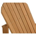 thumbnail image 6 of LuxenHome Adirondack Outdoor Wood Chair with Cup Holder, 6 of 13
