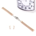 thumbnail image 2 of BIMZUC 14mm / 0.55 inches Watch Band Stainless Steel Watch Strap Replacement Watch Band Strap Accessory Rose Gold Finish Elegant Wristband (180mm / 7.1 inches), 2 of 9