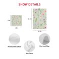 thumbnail image 7 of Pink Spring Floral Kitchen Dish Towels for Drying Dishes Set of 2, Farmhouse Flowers Sage Green Leaves Waffle Weave Microfiber Hand Tea Bathroom Towels Quick Dry & Absorbent Towel 12x12, 7 of 7