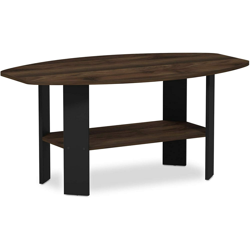 AZK Simple Design Coffee Table with Storage, Black Coffee Table, Square