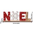 thumbnail image 4 of Cateissary Cartel decorativo de para chimenea de Navidad, decoración artesanal de para el hogar, adorno rústico para boda, figurita, Kits de decoración para fiestas Copo de nieve Cateissary HA008953-03B, 4 of 6