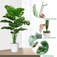 thumbnail image 4 of Plantas artificiales Monstera Deliciosa SAJANDAS con macetas de 70 cm, 4 of 9
