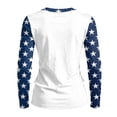 thumbnail image 3 of USA 250th Anniversary T Shirts for Celebrate 250th Anniversary of America Patriotic Veteran Tee America 250 Merchandise Long Sleeved Top for Woman, 3 of 3