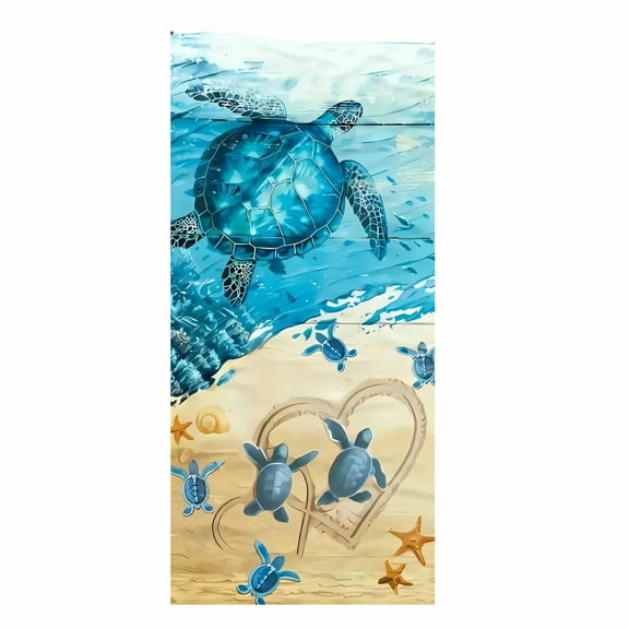 AUQ Beach Towels,Dense Compact Yarn Large Beach Towel,Minimal Weight Quick Dry Beach Towel,Style1,62"x31"