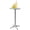 Silver,23.62x43.3inch, variant on Shangmakel Indoor-Outdoor Bar Table,Tall Round Pub Table with 90° Foldable Table Top,Sliver