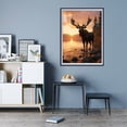thumbnail image 7 of Diamond Art Kit for Adults, Serene Lakeside Sunset Moose Diamond Painting for Adults Beginners, 5D DIY Diamond Art Painting Kits, Colorful Diamond Painting Craft for Home Decor 12x16, 7 of 7