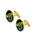 thumbnail image 2 of Frog Elegant Stainless Steel Cufflinks Set for Formal Attire, Made with Silver Jewelry for Any Occasion, 2 of 6